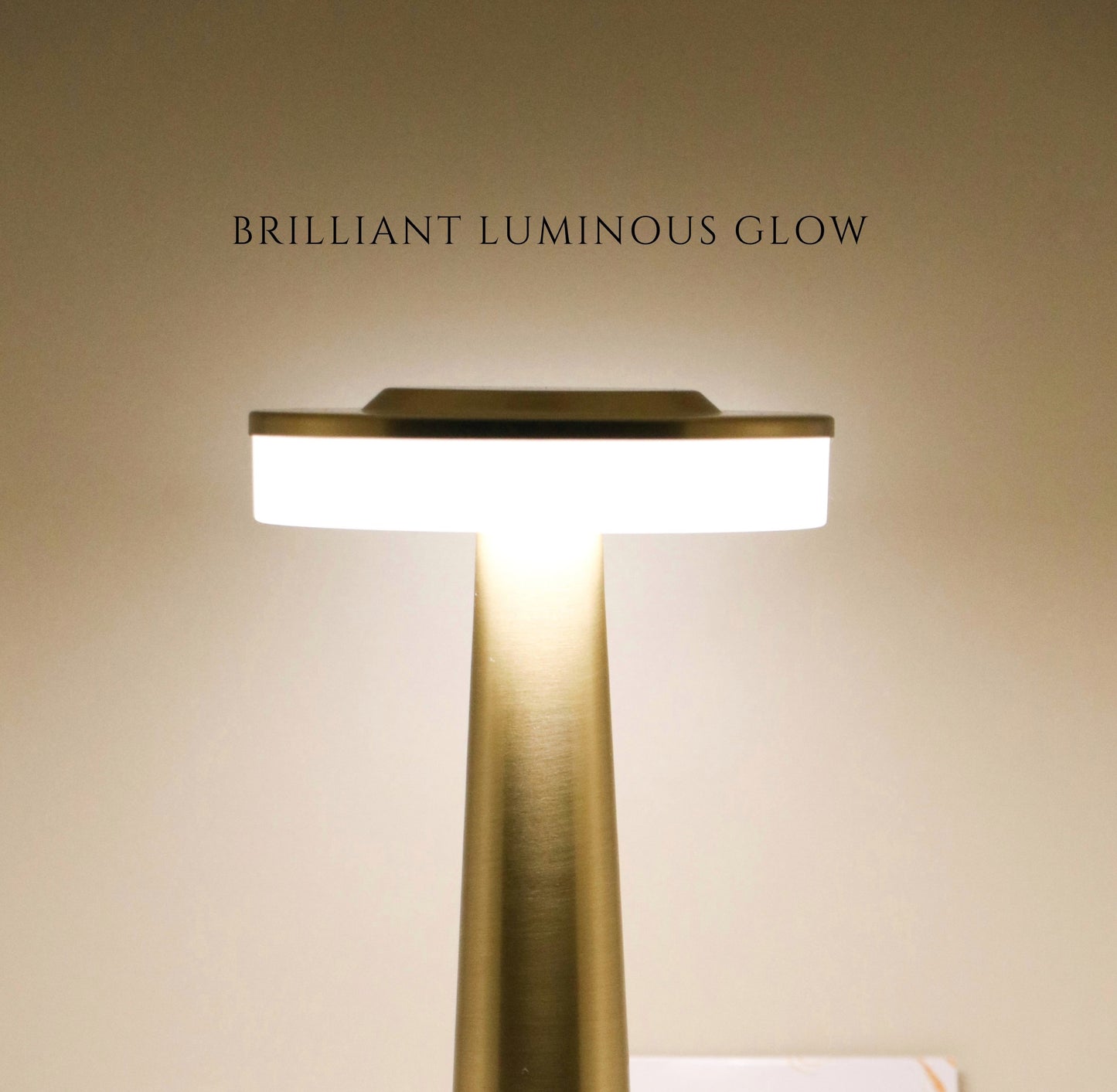 Slim profile view of the Retro Dune Sleek highlighting its space-saving minimalist design, Brilliant Luminous Glow.