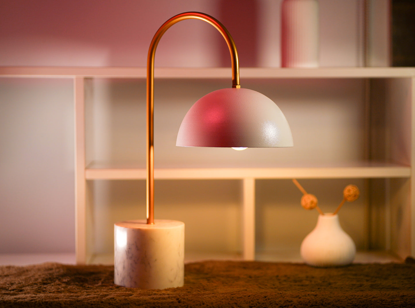 Garnish's StoneLit Marble Table Lamp