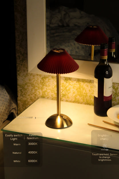The Velvet Kasa Metal Lamp - Touch Sensor