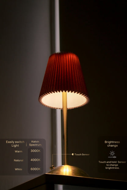 Gazing Velvet Kasa Metal Lamp - Touch Sensor