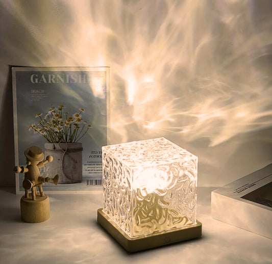 ROTIATING WATER RIPPLE ROOM AURA LAMP