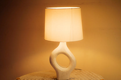 Garnish's Whitewood Vintage Wooden Table Lamp