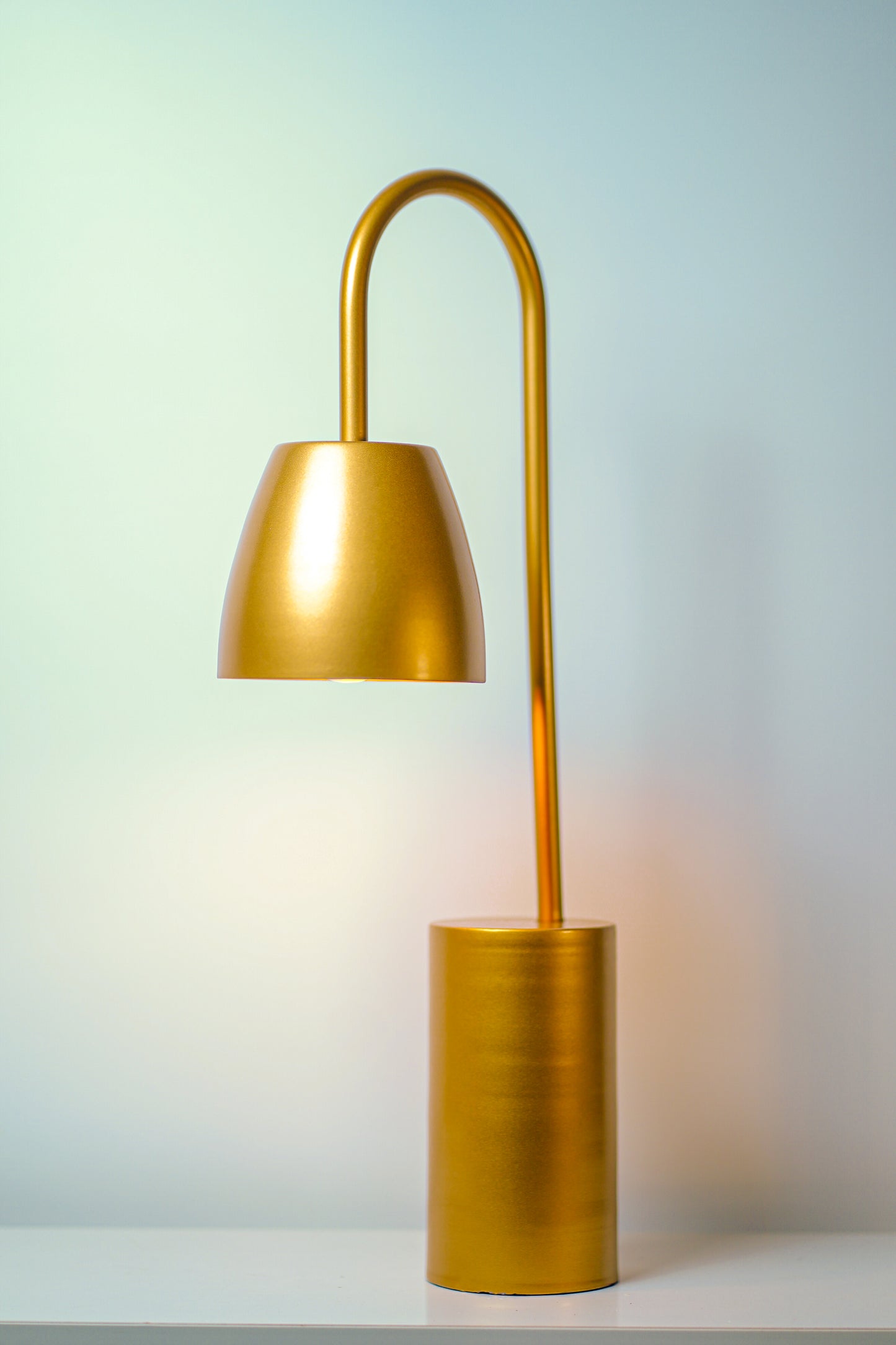 Garnish's Crescent Lonely Table Metal Lamp