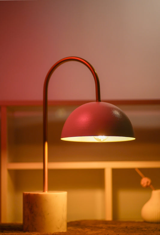 Garnish's StoneLit Marble Table Lamp