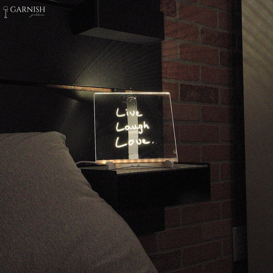 WRITING ACRYLIC REWRITABLE GLOW FRAME