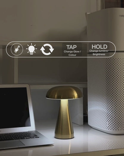 Mushroom Metal Lamp - Touch Sensor